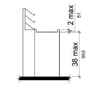 Figure 904.3.2 Check-Out Aisle Counters