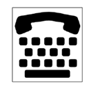Figure 703.7.2.2 International Symbol of TTY